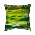 Fondo 26 x 26 in. Big Golf Course-Double Sided Print Indoor Pillow FO2779169